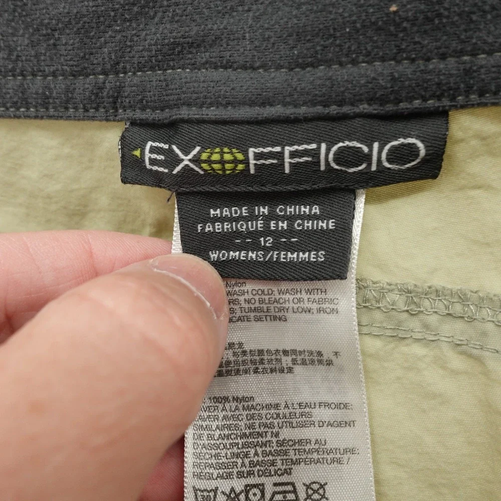 Ex Officio Performance Shorts SZ 12 Hiking Outdoor Gorpcore Granola Lightweight